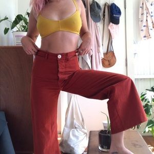 Jesse Kamm iron oxide sailor pants size 4